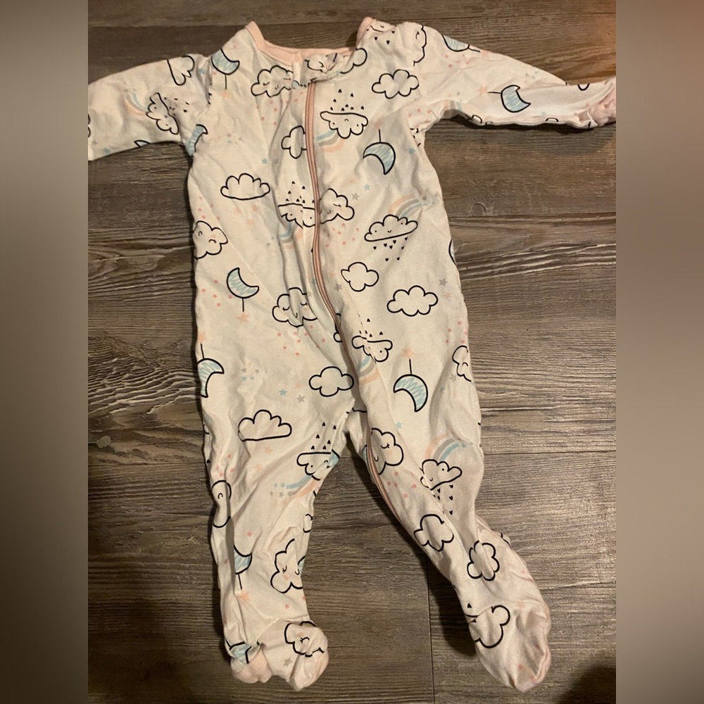 cloud footie pjs